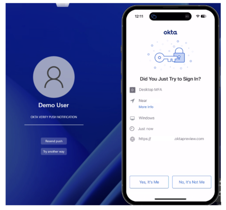 Okta Desktop MFA for Windows